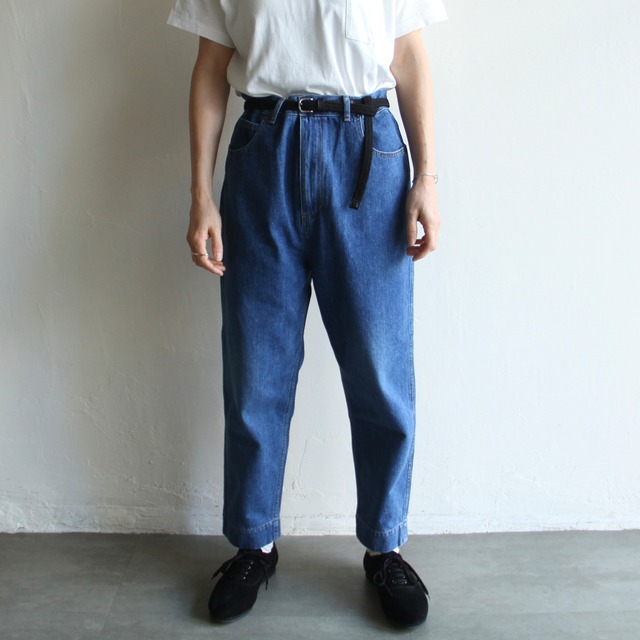 PHEENY【 womens 】rayon ombre check 2tuck slacks