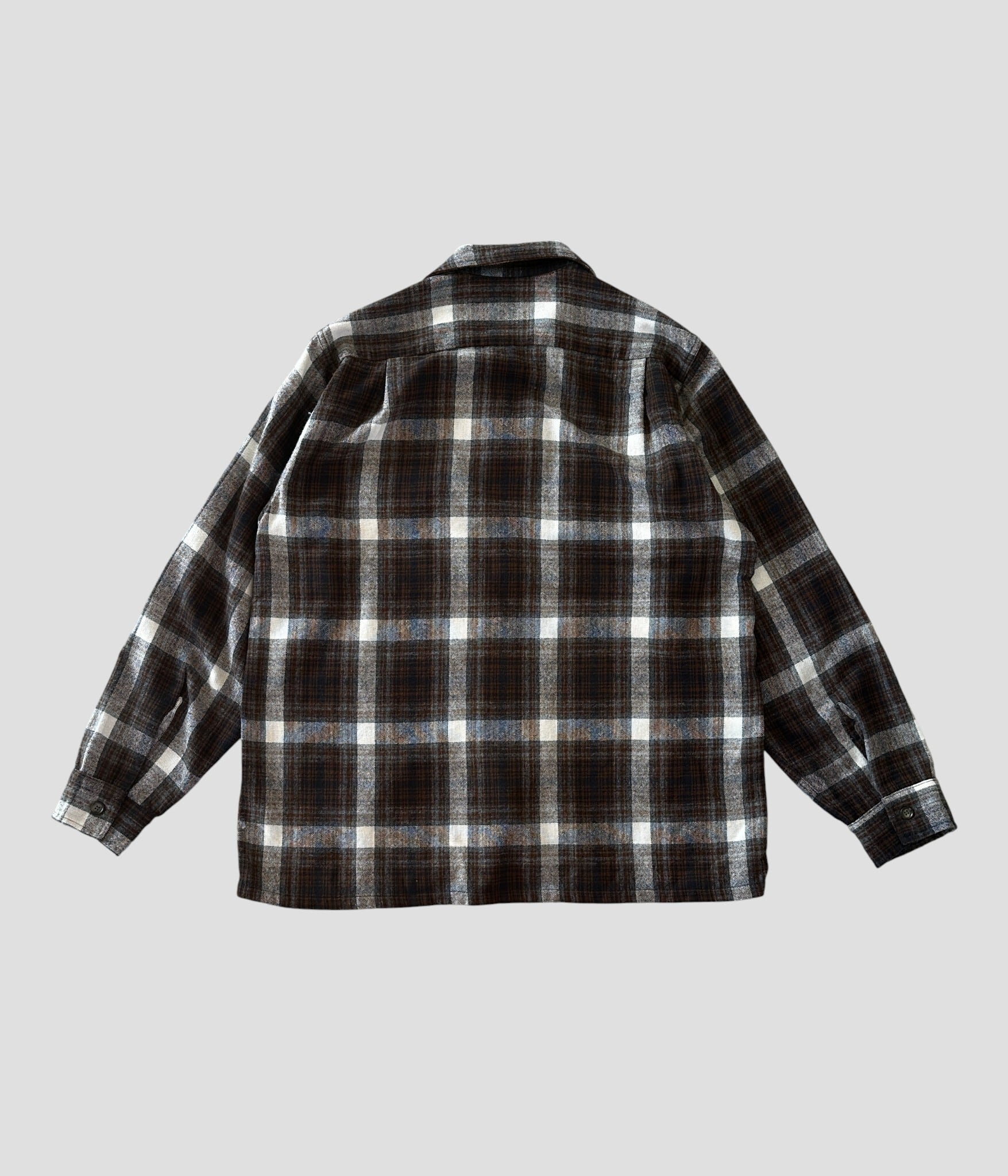 Vintage 60s M Opencollar Check Shirt | BEGGARS BANQUET公式通販