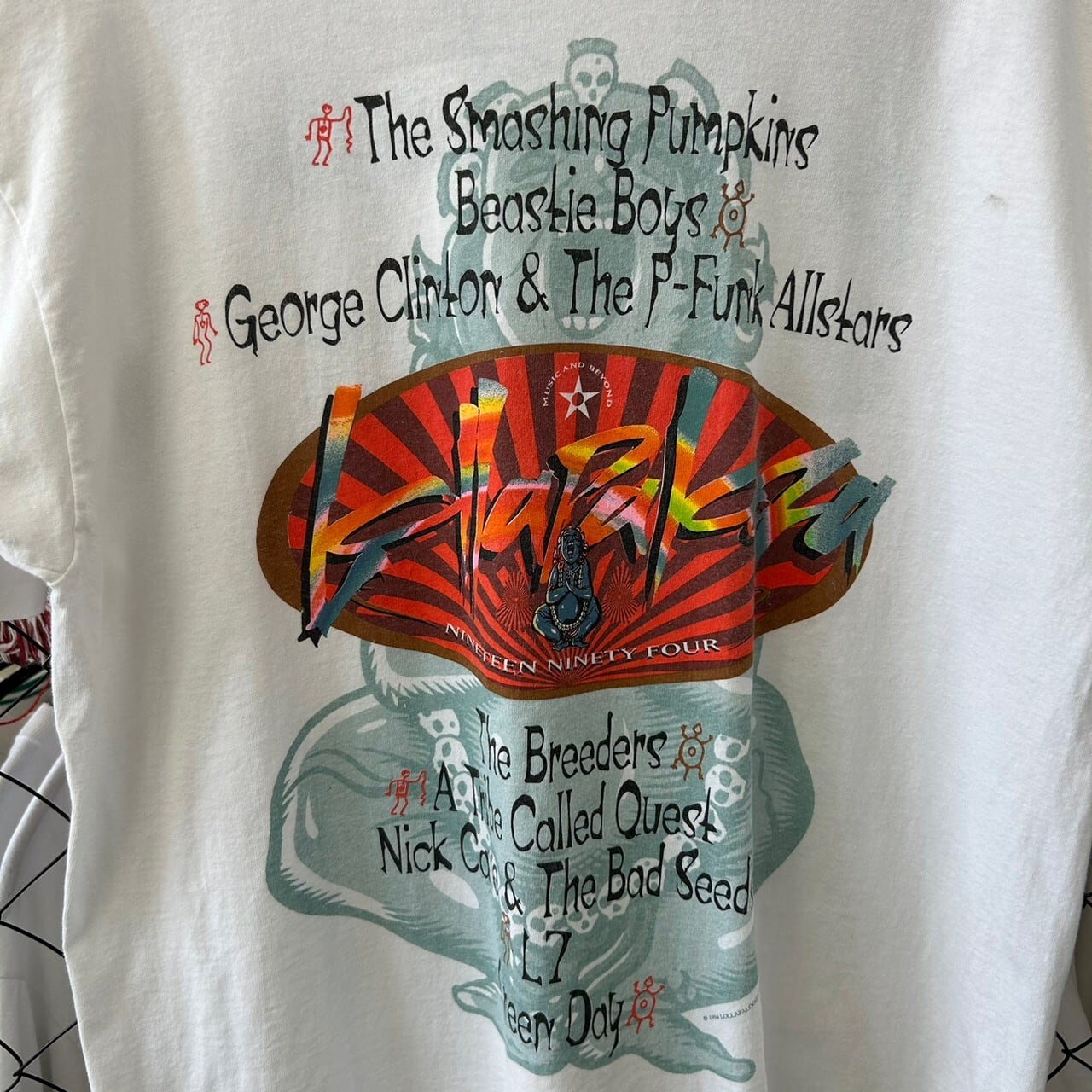 90s ロラパルーザ フェス ミュージック系 アーティスト 半袖Tシャツ ...