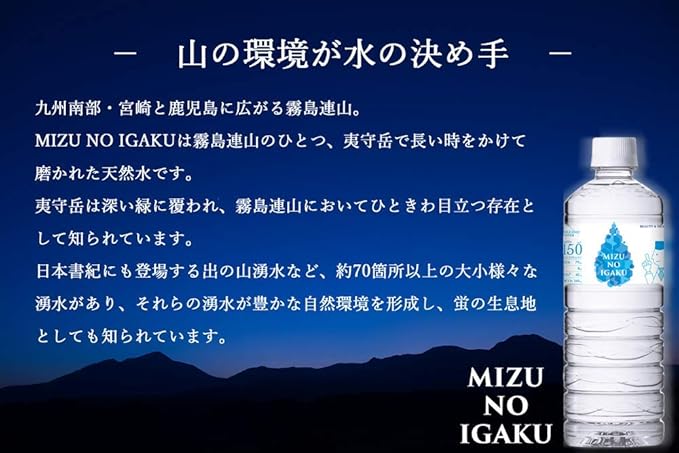 シリカ水 MIZU NO IGAKU 霧島天然シリカ（ケイ素）ミネラルウォーター