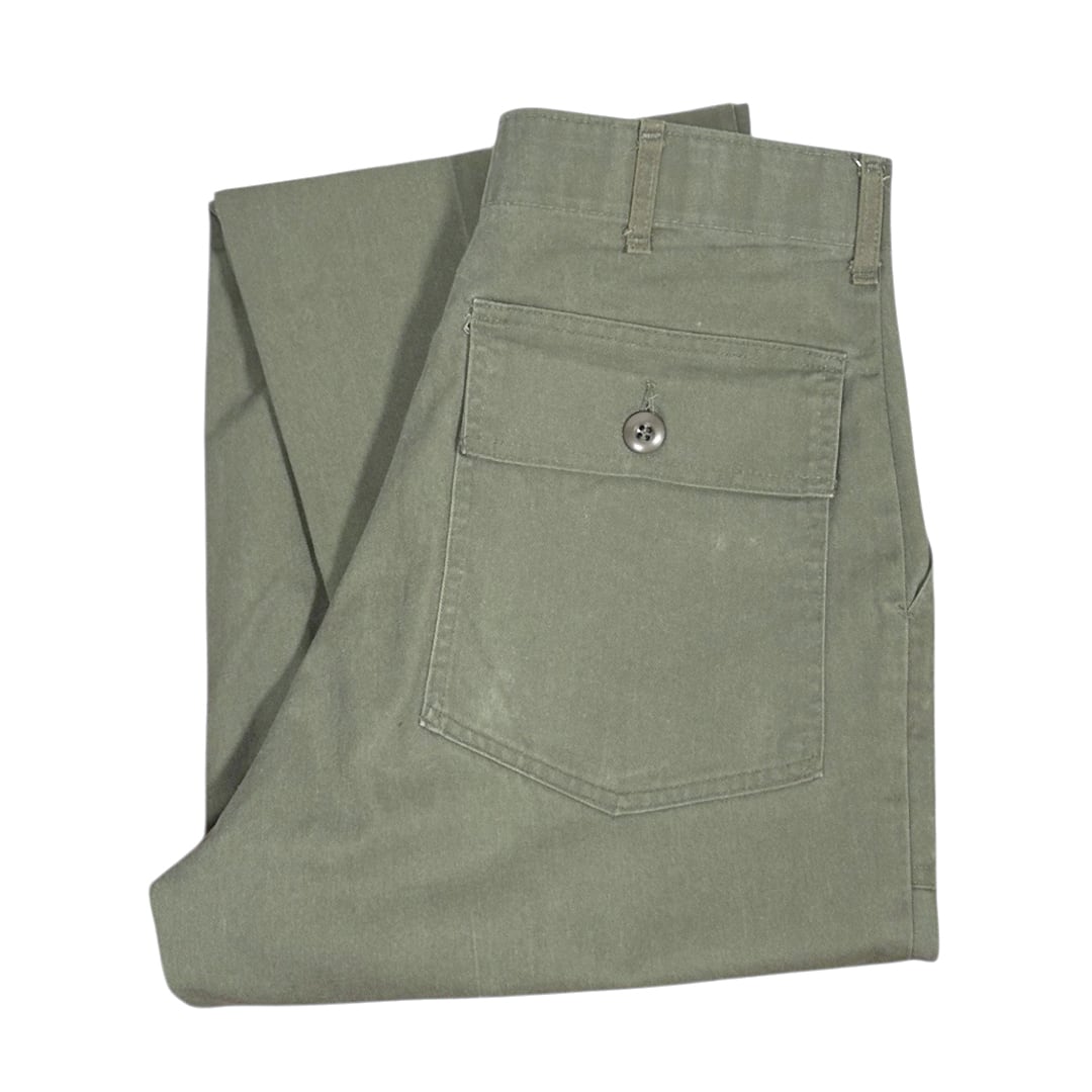 80s 米軍 OG–507ベイカーパンツ サイズ38×31 military 80s U.S.ARMY OG-507 ベイカーパンツ ユーティリティーパンツ IDEAL