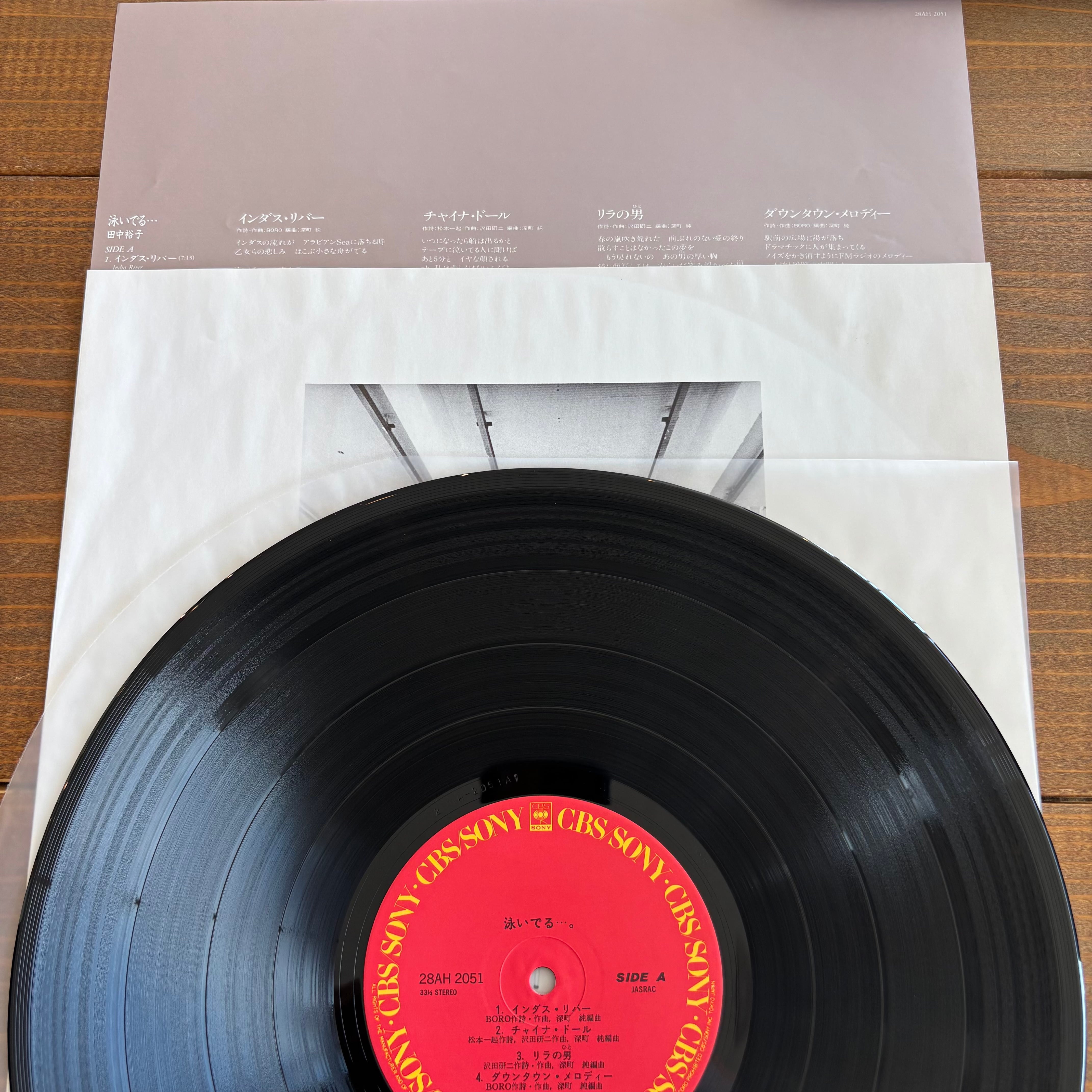 田中裕子 / 泳いでる…。 | PASSTIME RECORDS / パスタイム レコード
