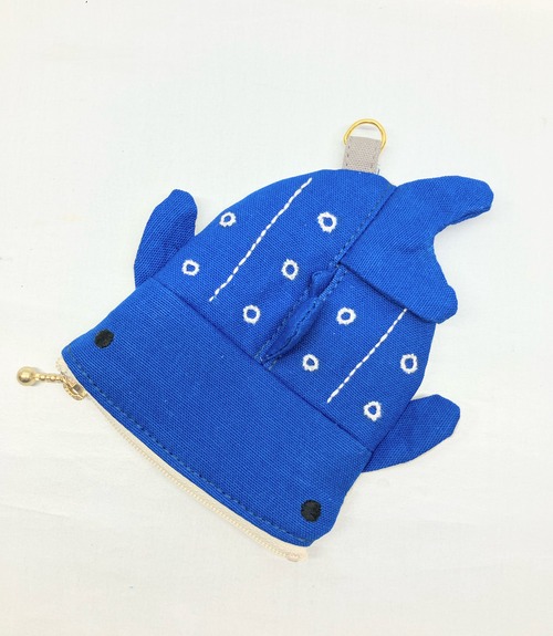 ジンベエザメ　パスケース｜とりさん工房ーかわいいハンドメイドポーチ