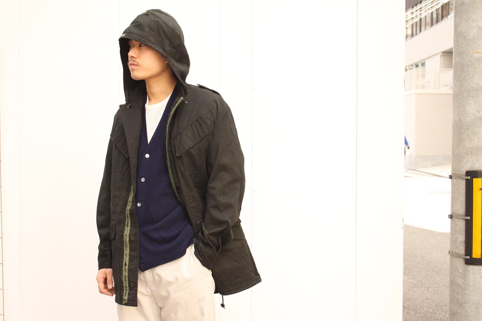 70s (1976) Belgium Army M-64 Field Parka 後染め