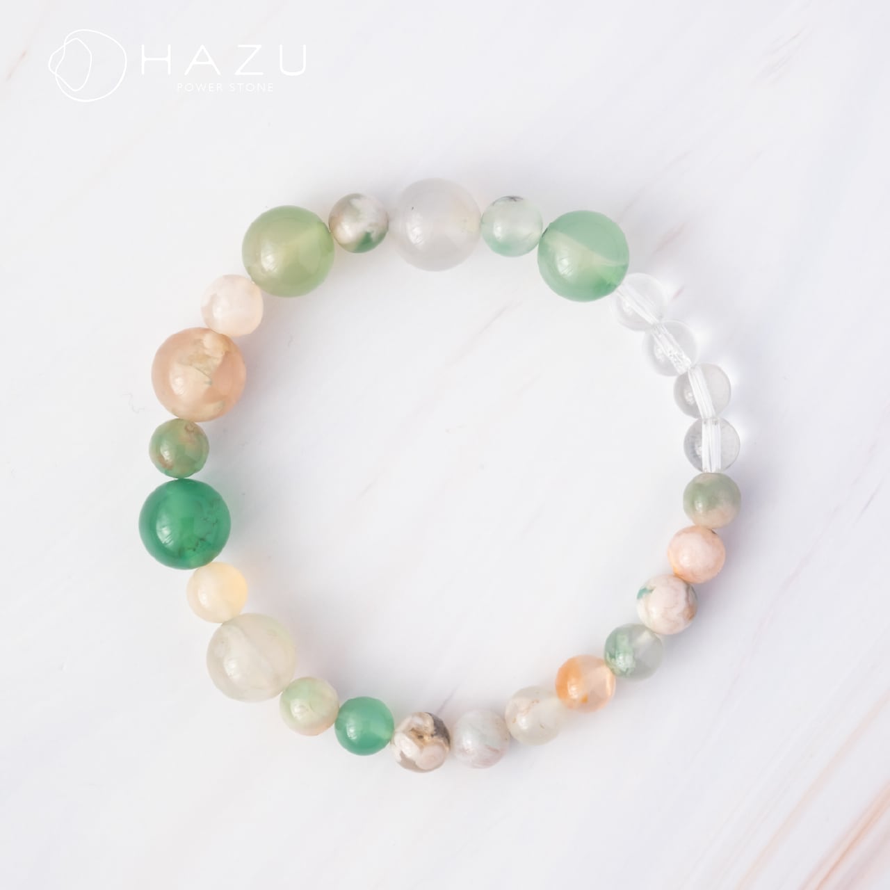 【高品質】桜瑪瑙　グリーン桜瑪瑙 レア！高品質グリーン桜瑪瑙 ハート形 - メルカリ