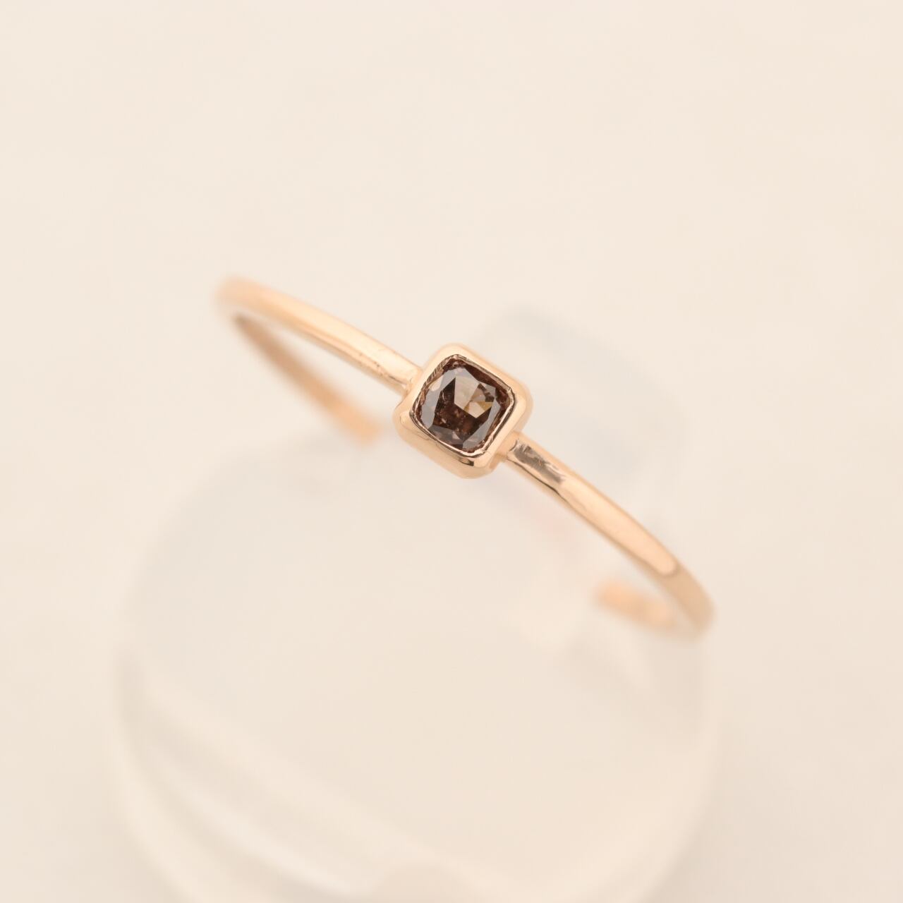 K10】オクタゴンカットサファイアリング | Eggplant Jewelry
