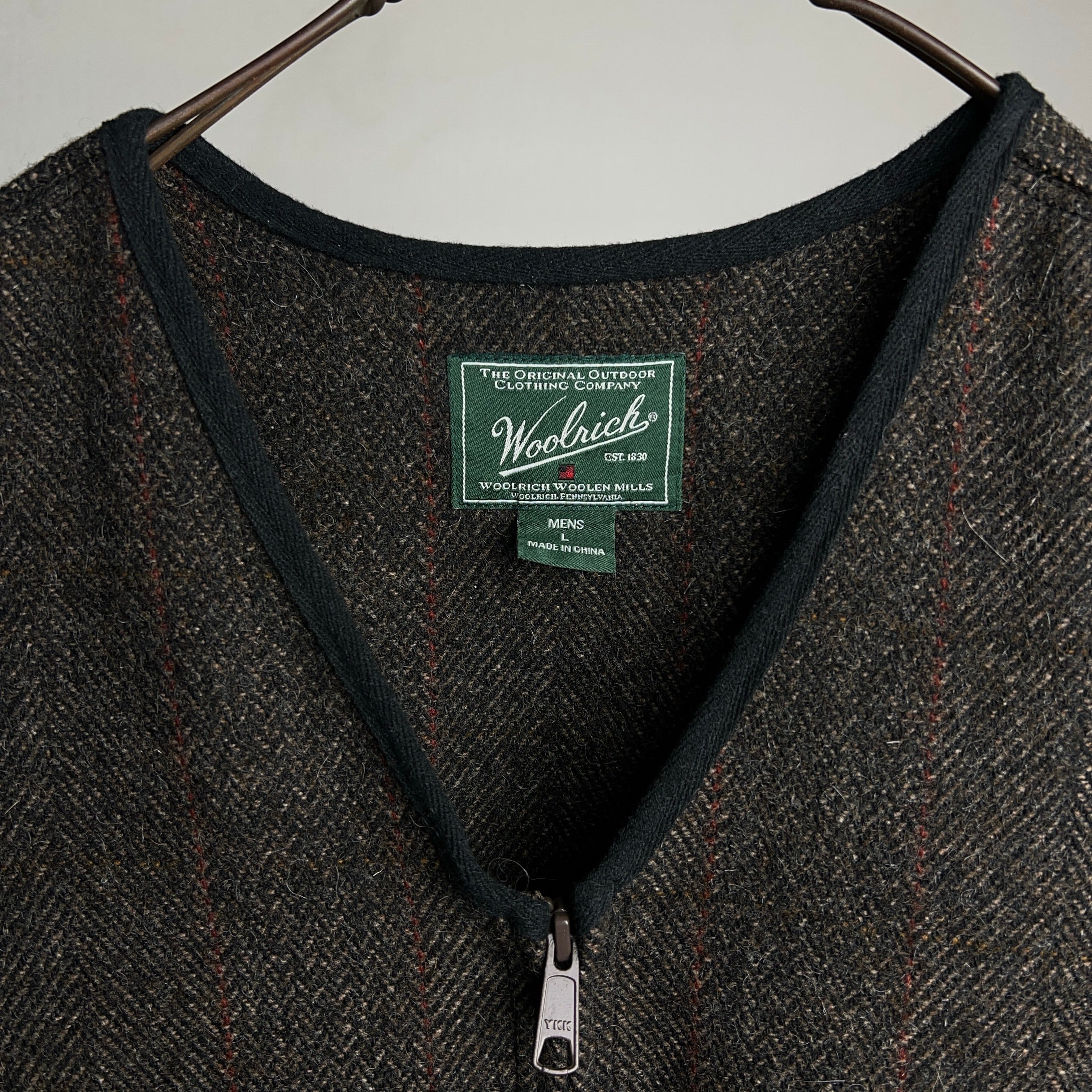 Woolrich Tweed Wool Vest ウールリッチ ツィード ウールベスト HBT