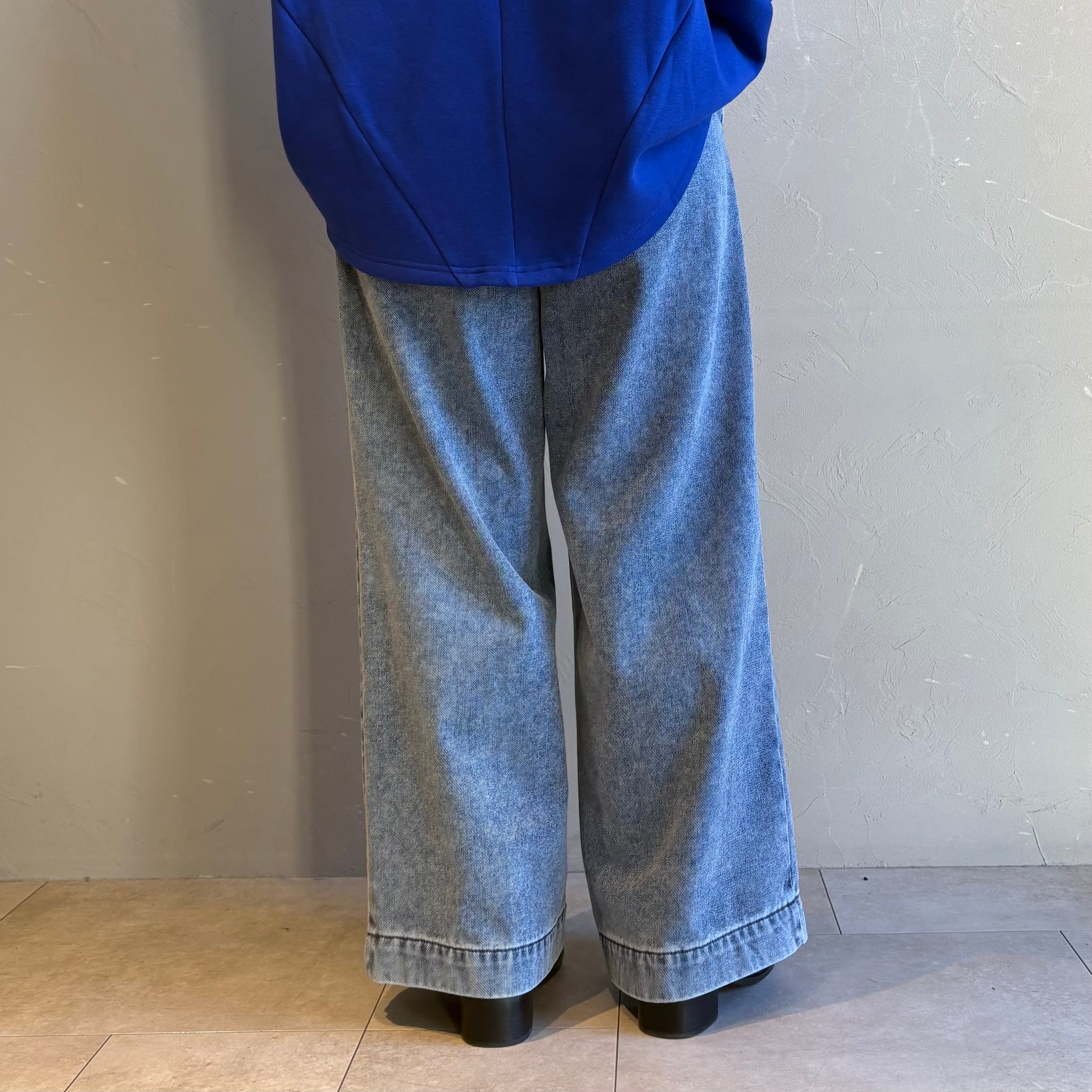 PASSIONE 】裏起毛タックワイドデニム | valance 福井｜レディース