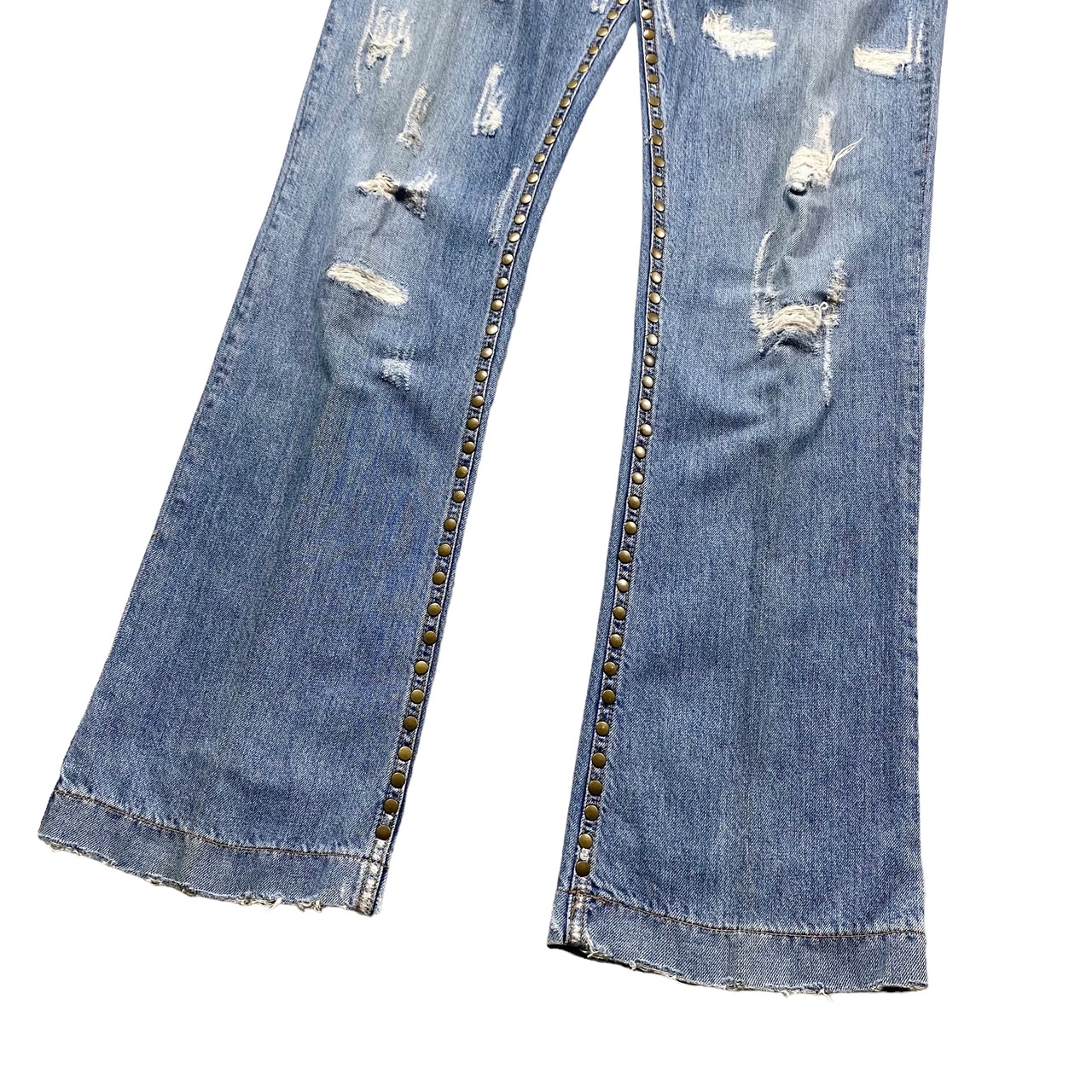 archive 2005SS DOLCE&GABBANA tiger embroidery studs denim pants