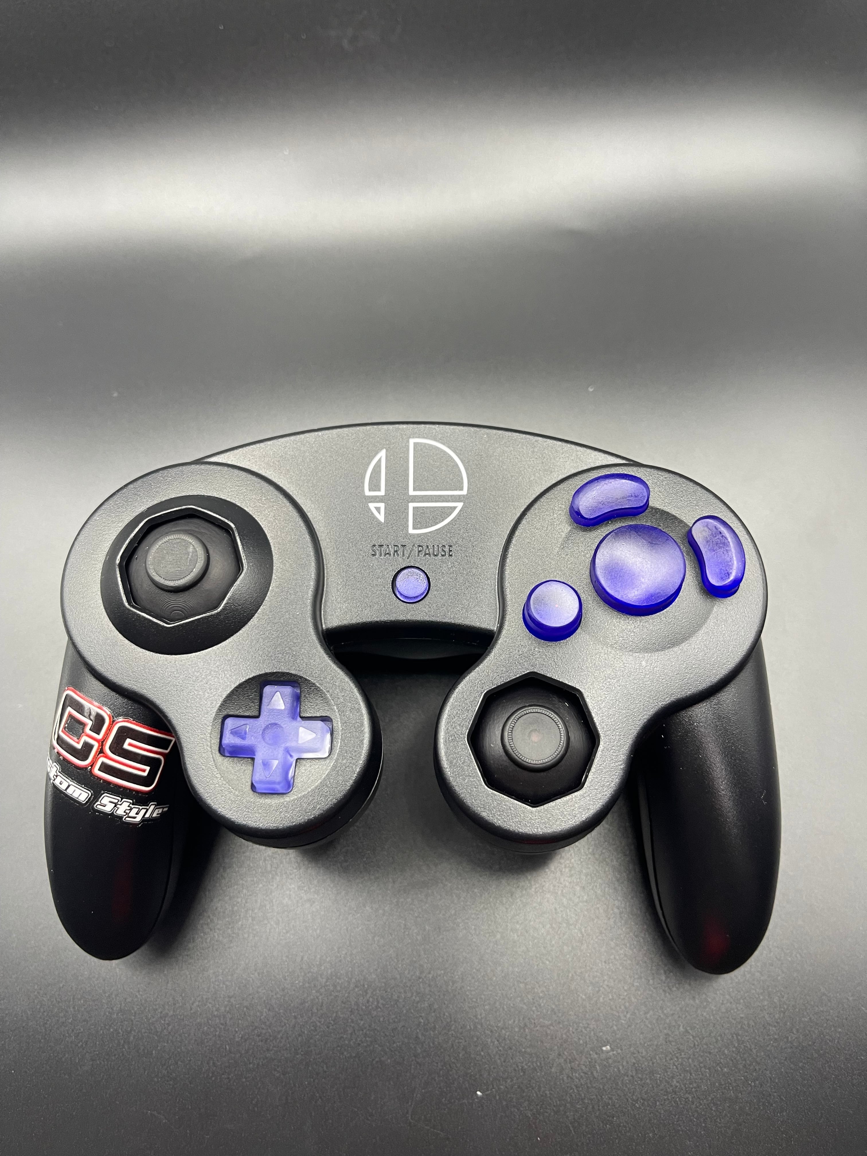 ゲームキューブコントローラー SOPBカスタムボタン （パープル