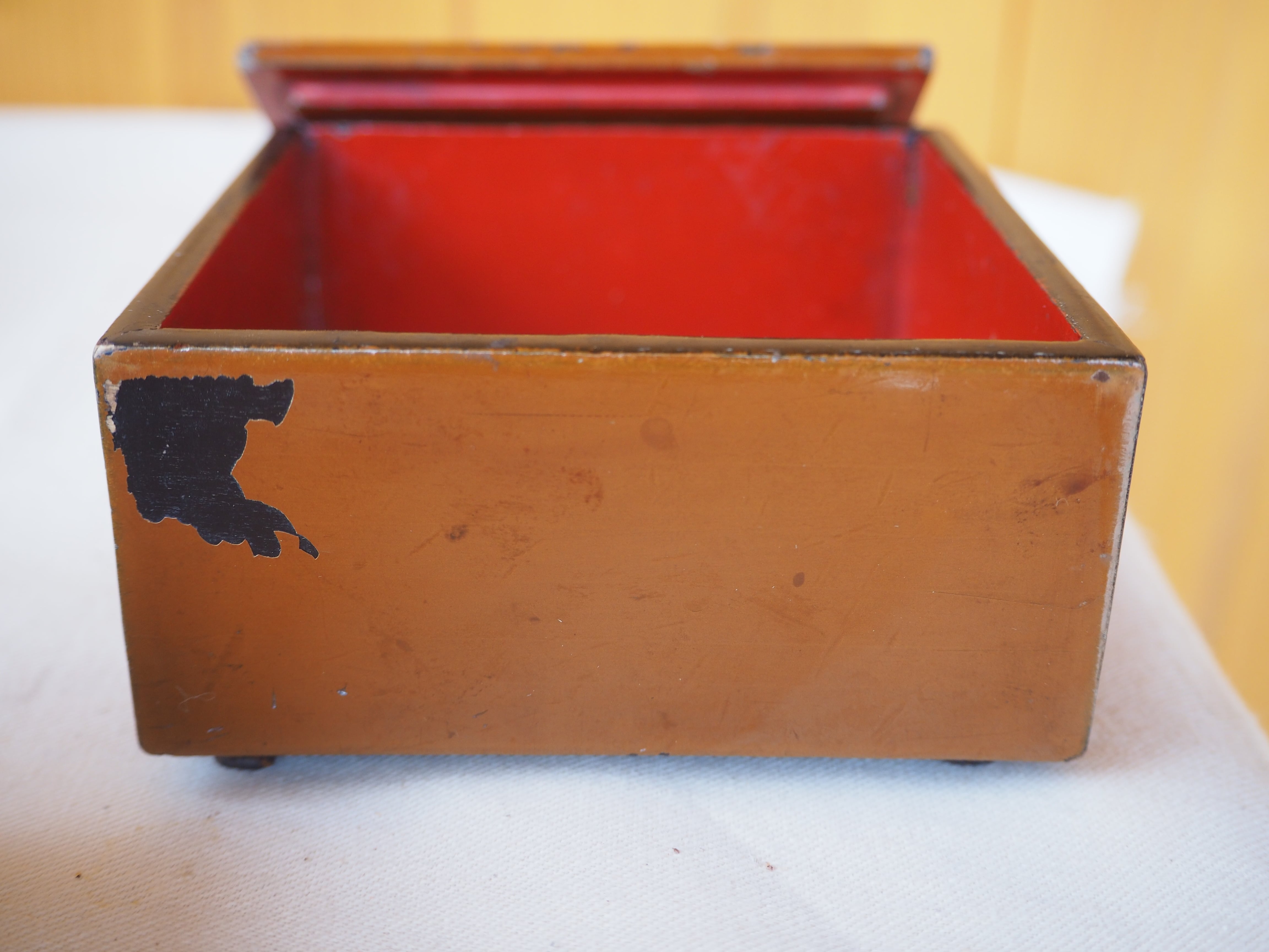 花見弁当箱/野弁当箱/大名弁当箱/弁当箱/重箱/漆器/小物収納/No.0307