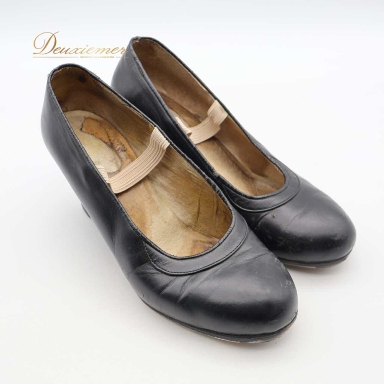 フラメンコ 衣装 シューズ 37サイズ ブラック系 黒 無地 釘 釘有り 革 ケース 袋 セット ヒール 靴 くつ シンプル 無地 レッスン 練習 上品 イベント ステージ くぎ