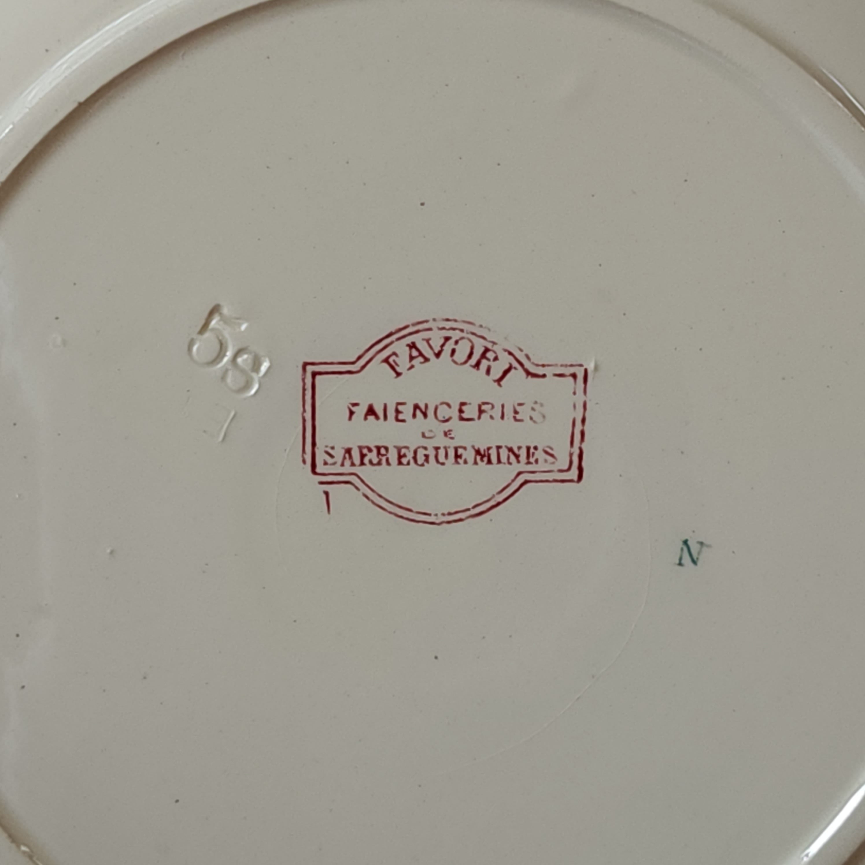 Sarreguemines サルグミンヌ デザートプレート / FAVORI #5 | デザート