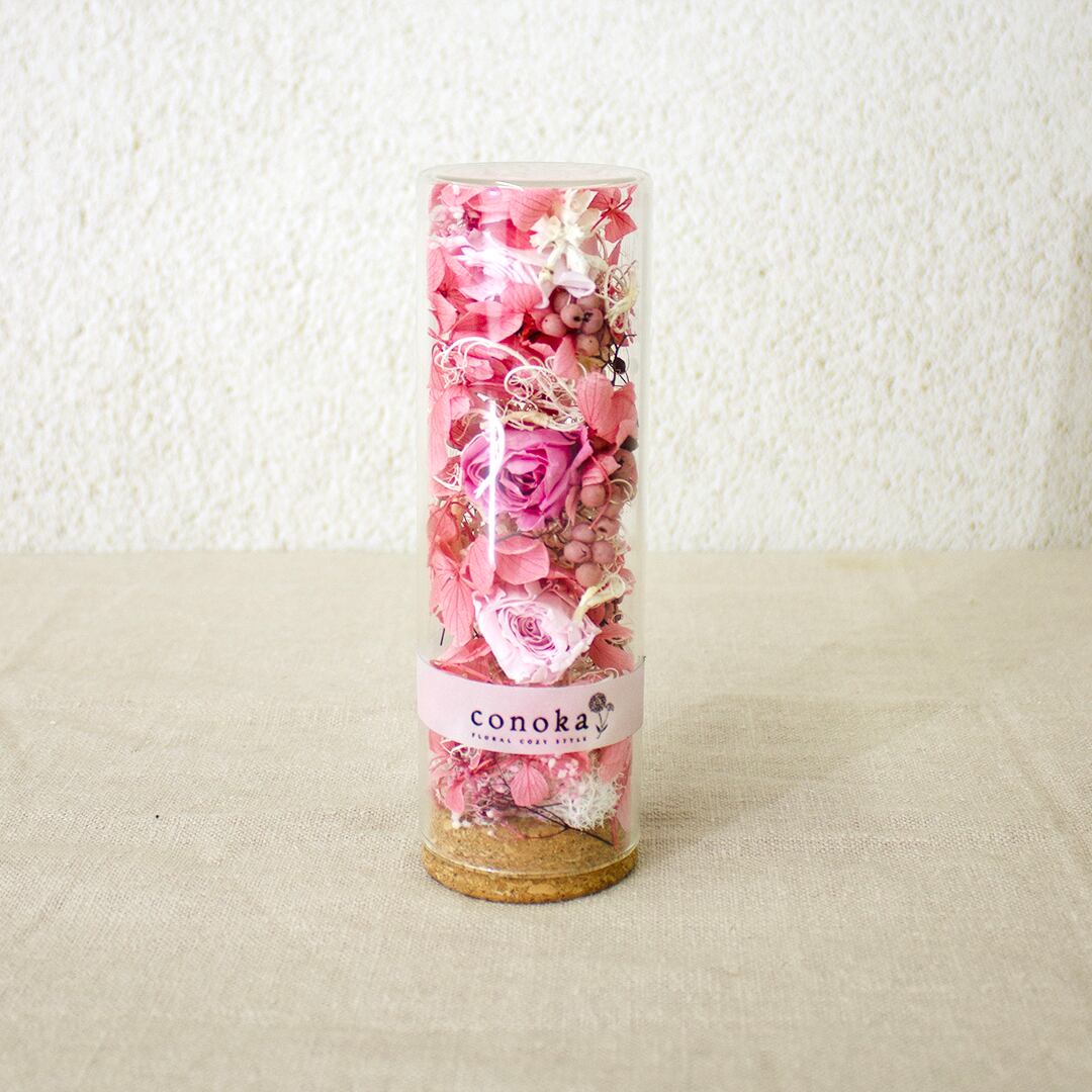 【2026 Mother's Day CPB-PS5ボトルプリザーブドフラワーS(ピンク)】母の日|母の日ギフト|母の日 プリザーブド|