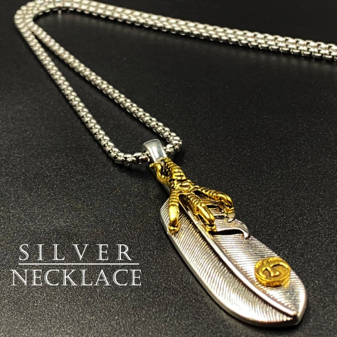 シルバーアクセサリー ネックレス カレッジリング シルバー925 279A 