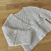 [Pattern] クロシェカーディガン