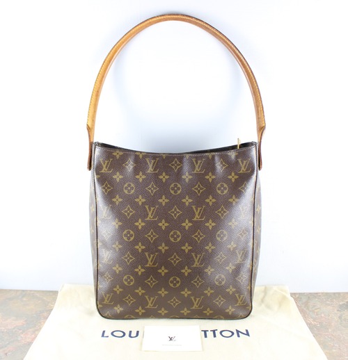 .LOUIS VUITTON M51145 DU0012 MONOGRAM PATTERNED TOTE BAG MADE IN FRANCE/ルイヴィトンルーピングモノグラムトートバッグ2000000051994