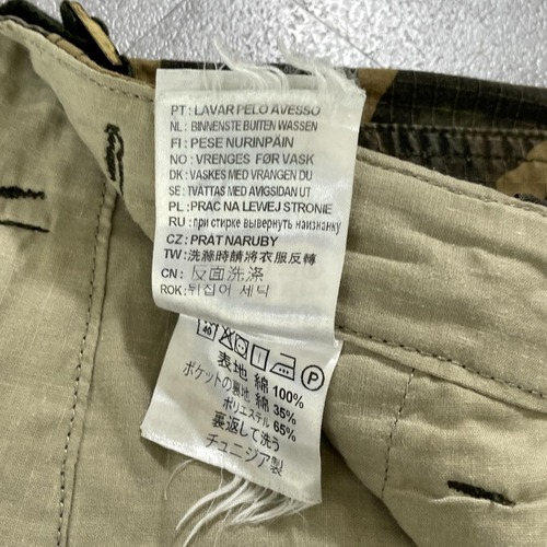 00s チュニジア製 カモフラージュ カーゴパンツ カーハート 36×32 詳細写真6