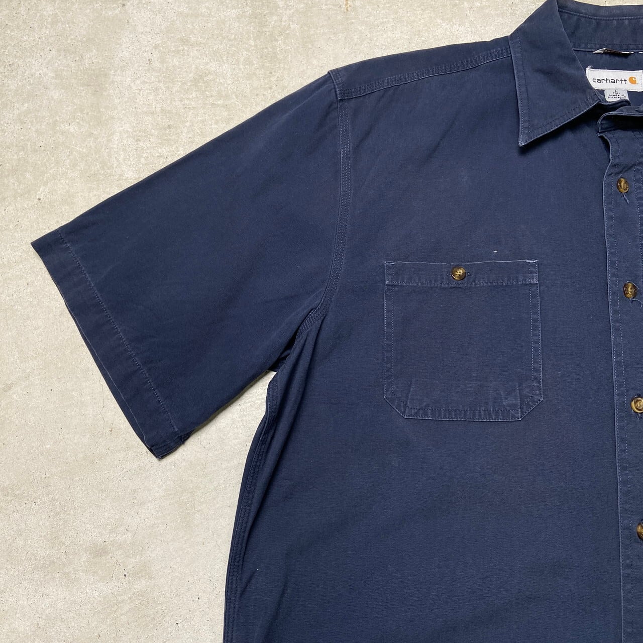 Carhartt カーハート 半袖 ワークシャツ メンズXL相当 古着 ORIGINAL
