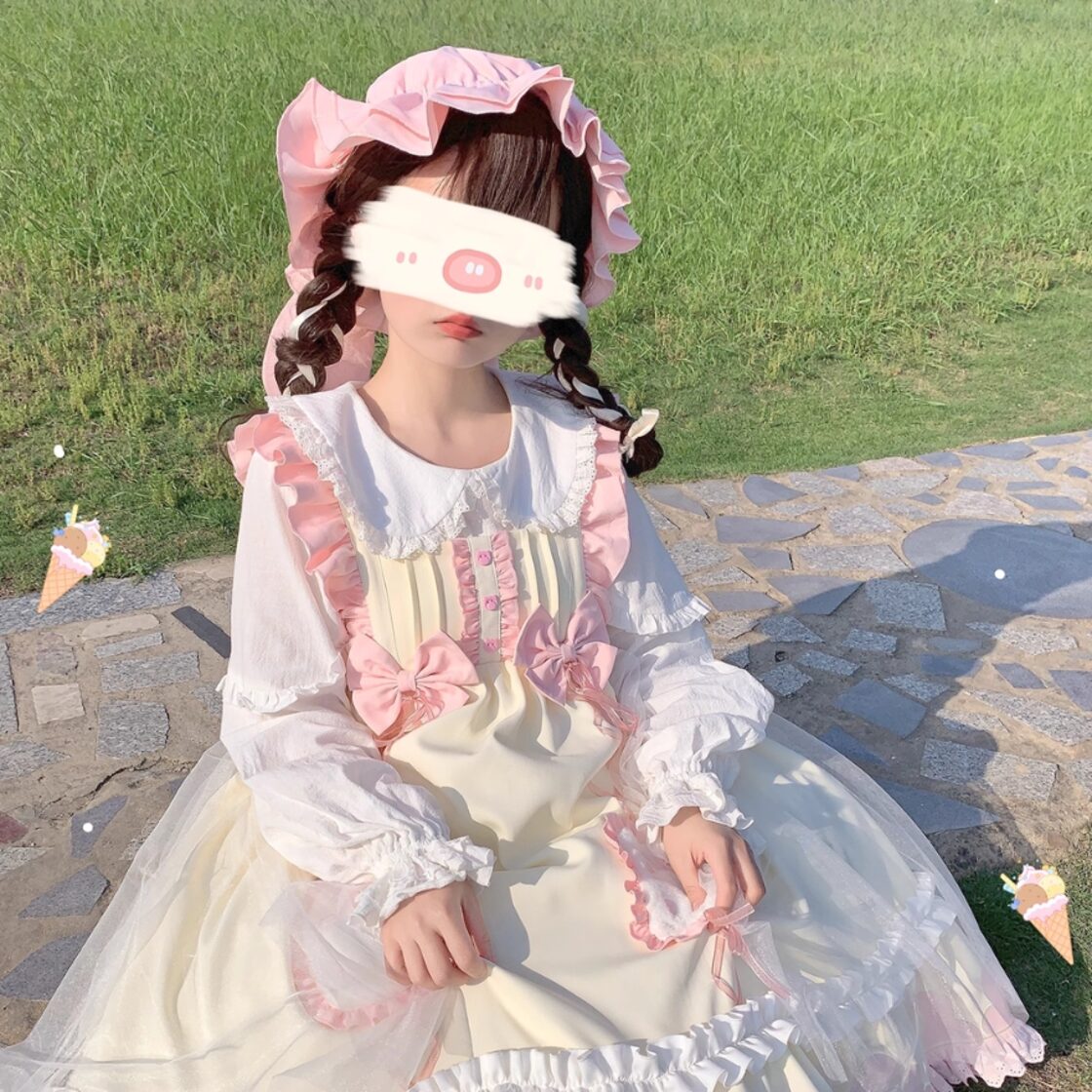 ゆめかわ ジャンパースカート メルヘン 双子コーデ ガーリー 甘め