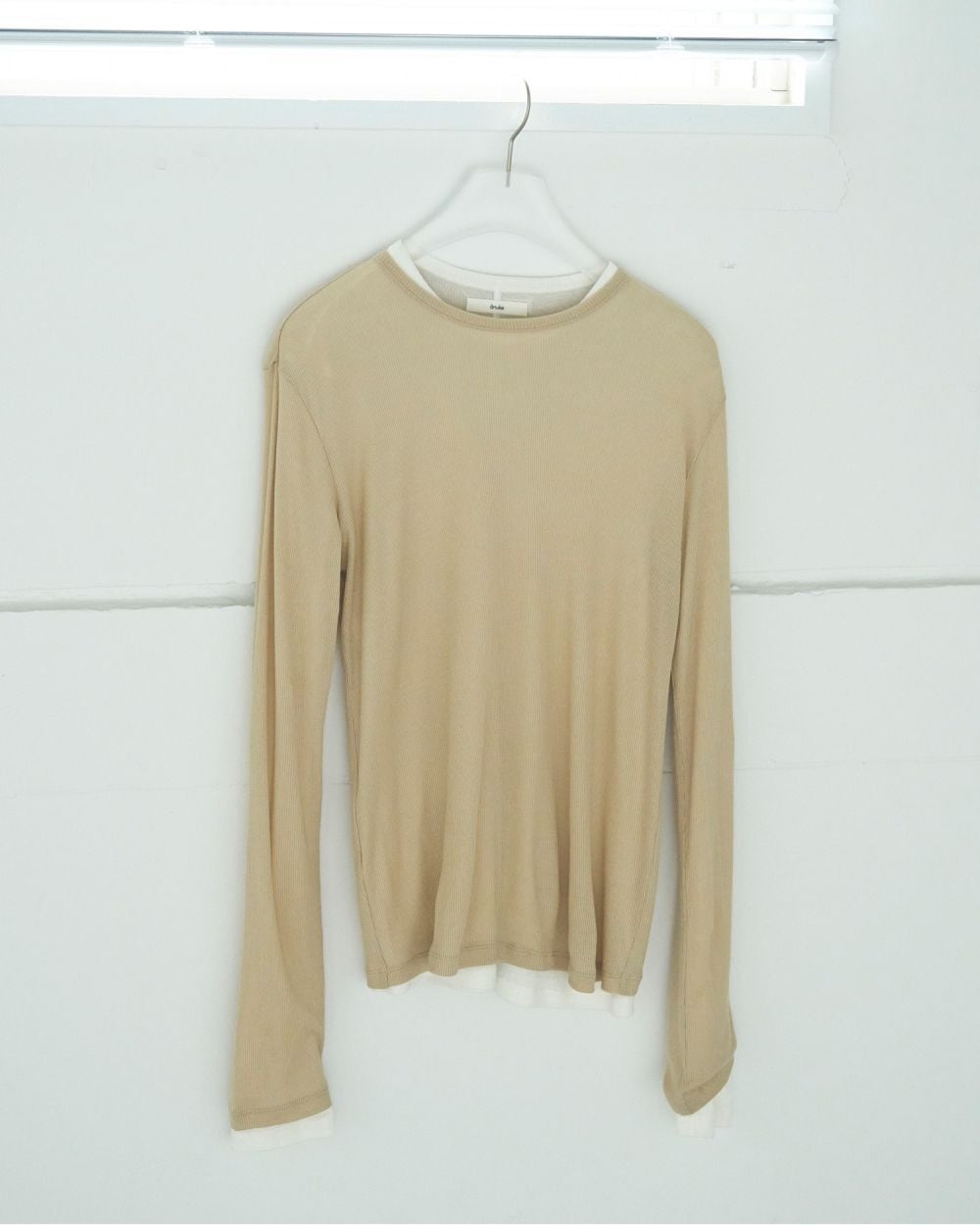 anuke 】Layered Sheer Long T-shirts | valance 福井｜レディース