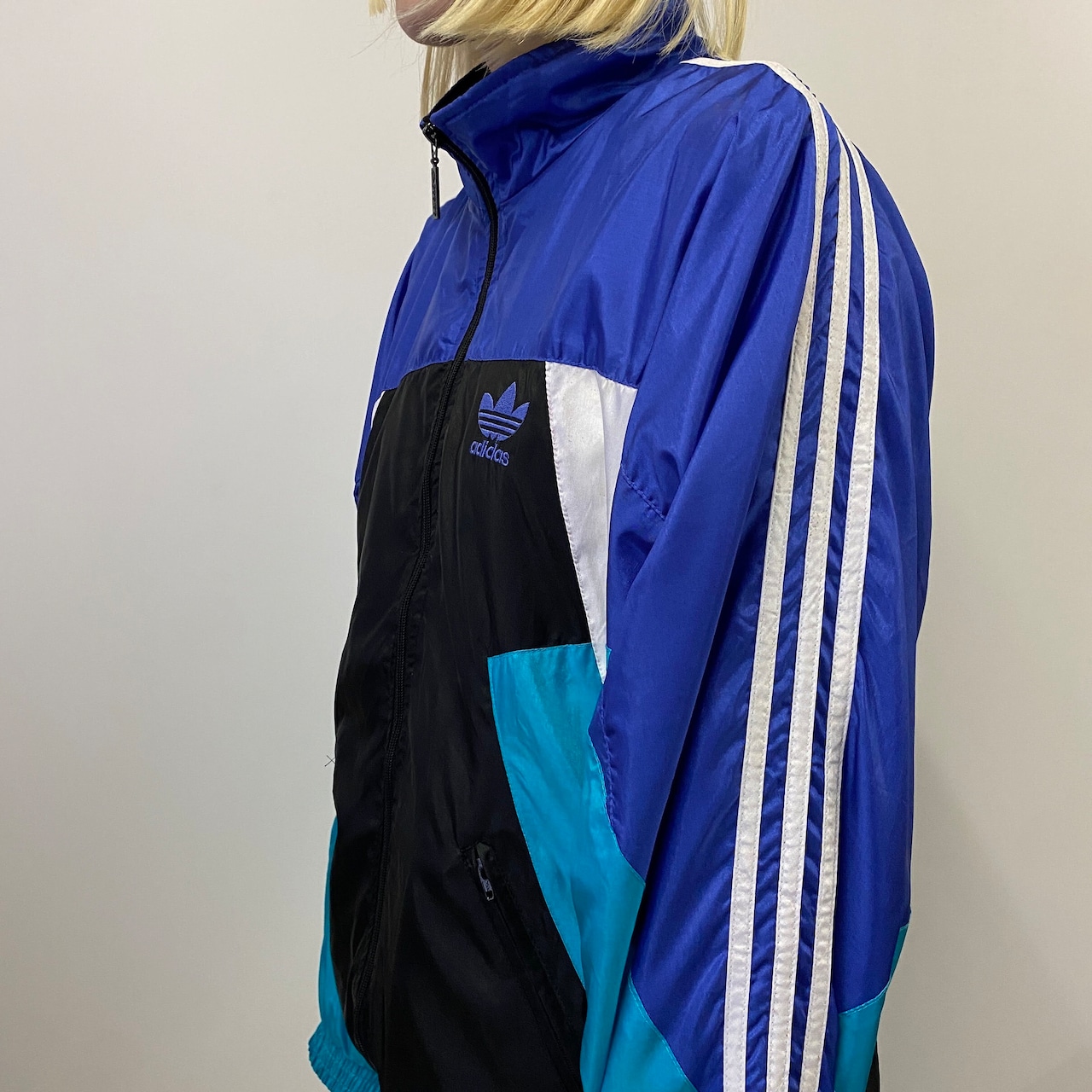 80〜90年代 80s 90s 銀タグ adidas アディダス ナイロンジャケット 