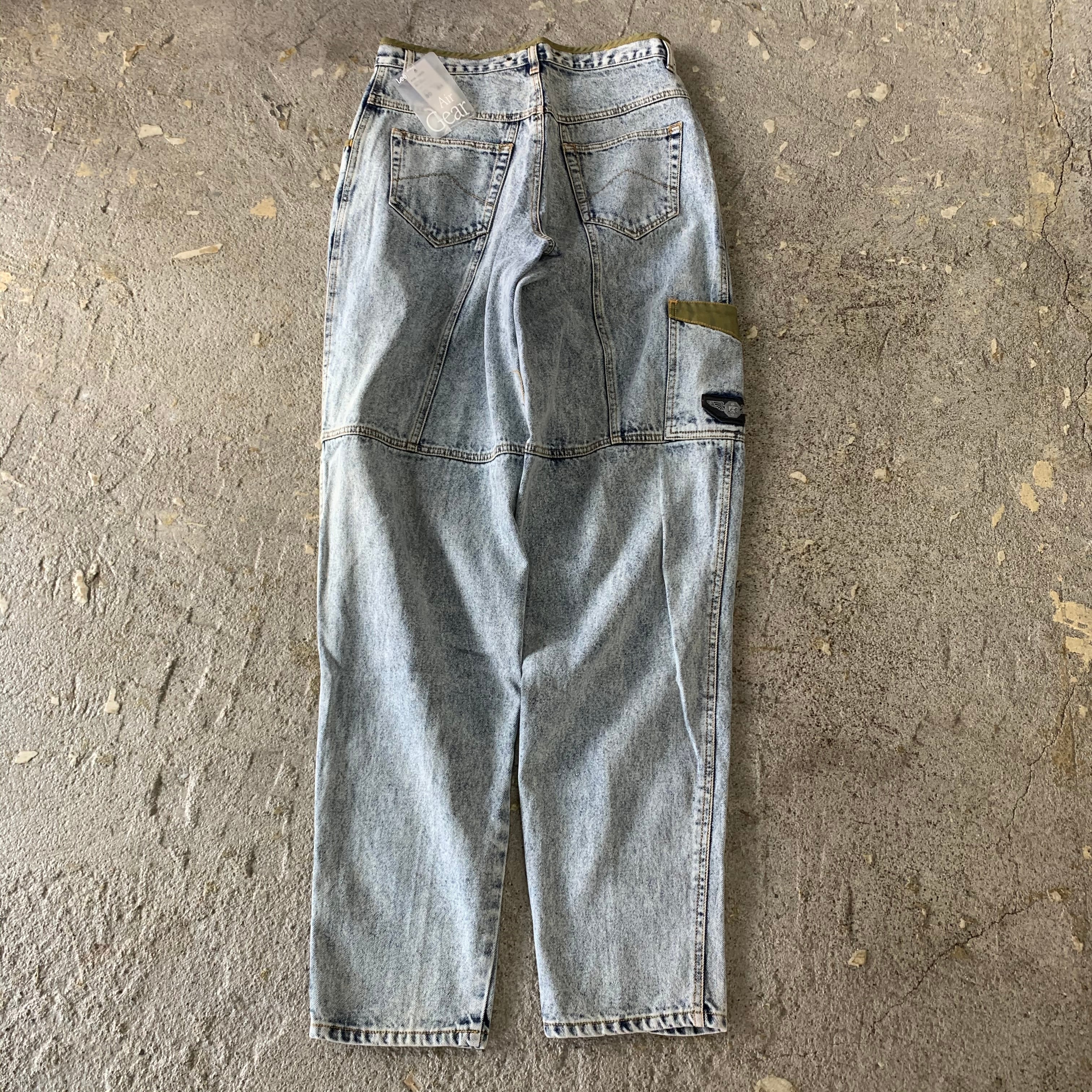 dead stock!! 90s Lee air gear denim pants | What