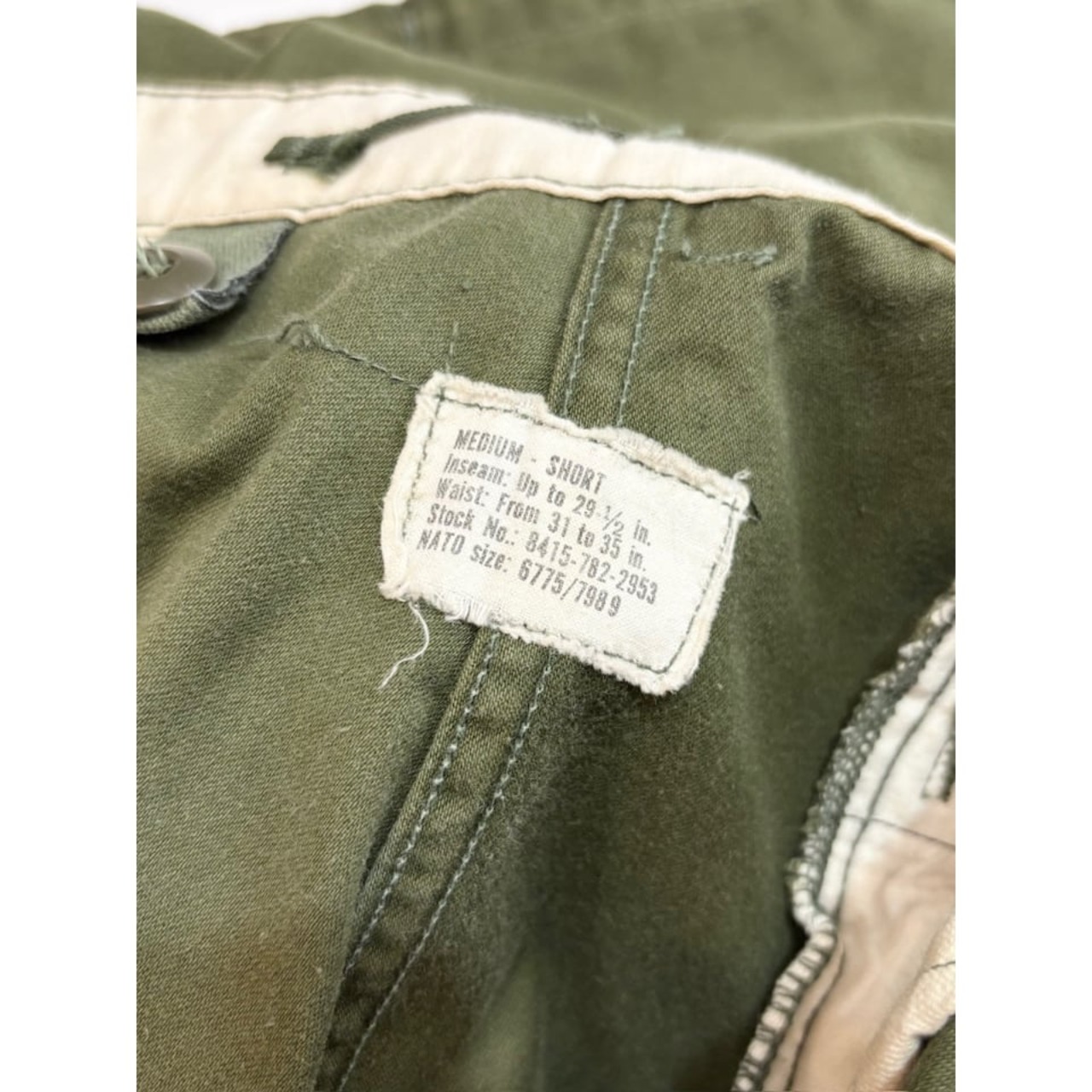 70s US ARMY M-65 FIELD TROUSERS Size MEDIUM-SHORT