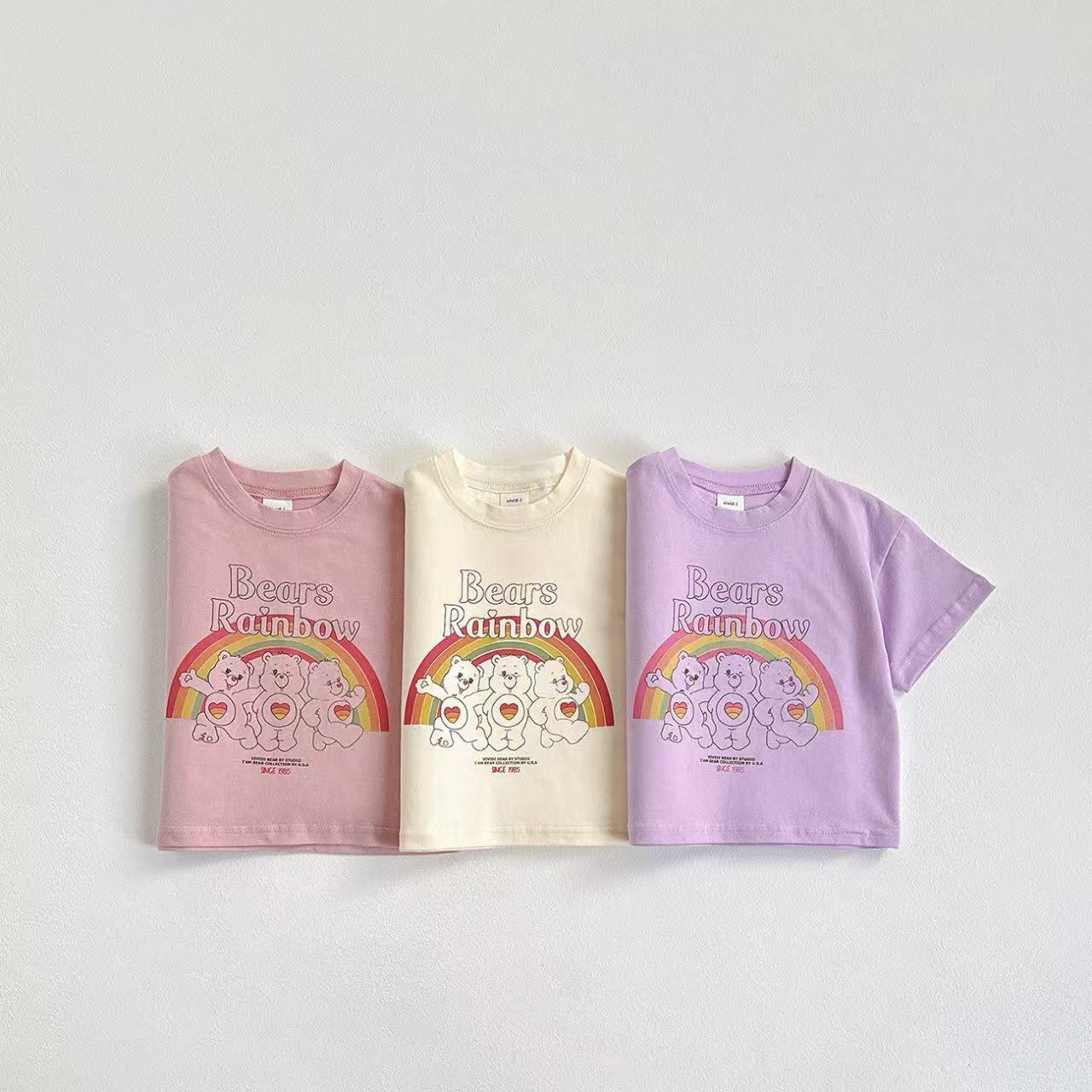 【BABY&KID】BEARS RAINBOWTシャツ