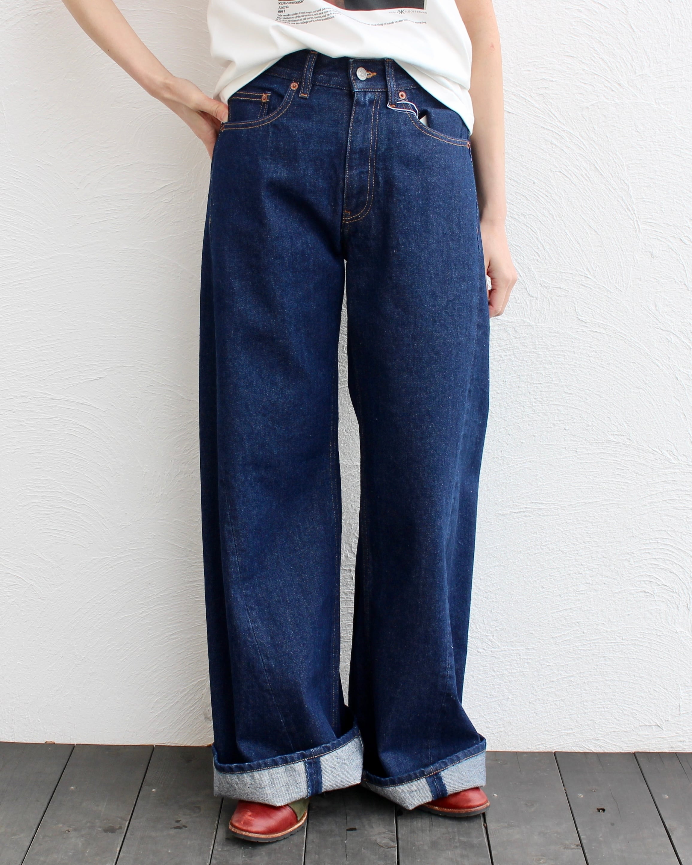 MM6 maison margiela/wide denim pants
