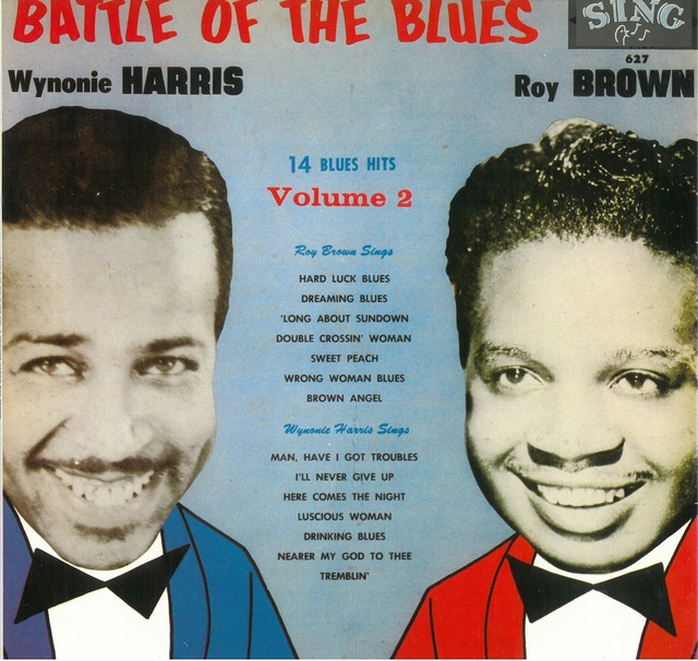 WYNONIE HARRIS  ROY BROWN / BATTLE OF THE BLUES - 14 BLUES HITS VOLUME 2 (LP) DENMARK盤