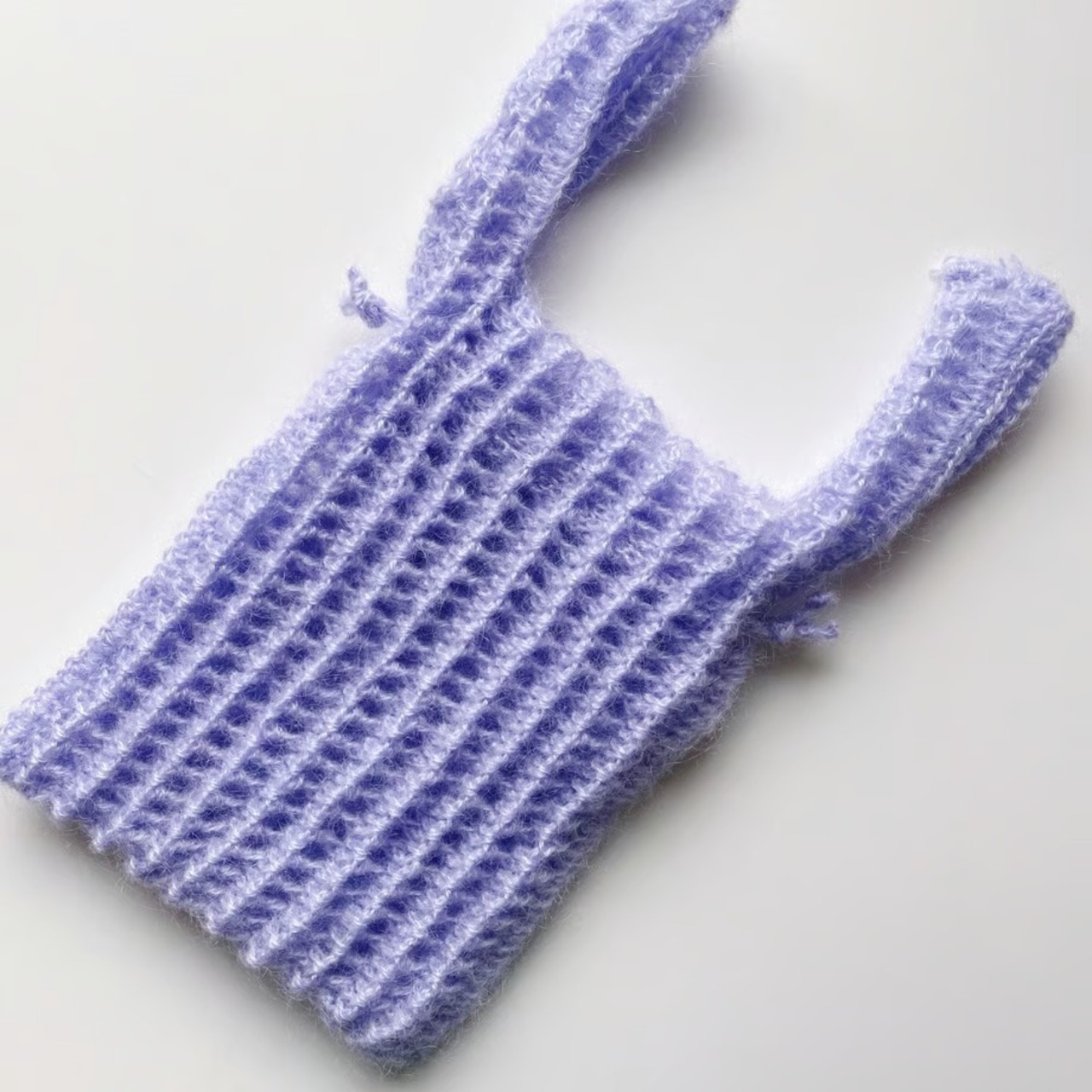 [Pattern] プリーツメッシュエコバッグ