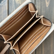 HORWEEN × レーデルオガワ ホースバット ミドルウォレット ナチュラル