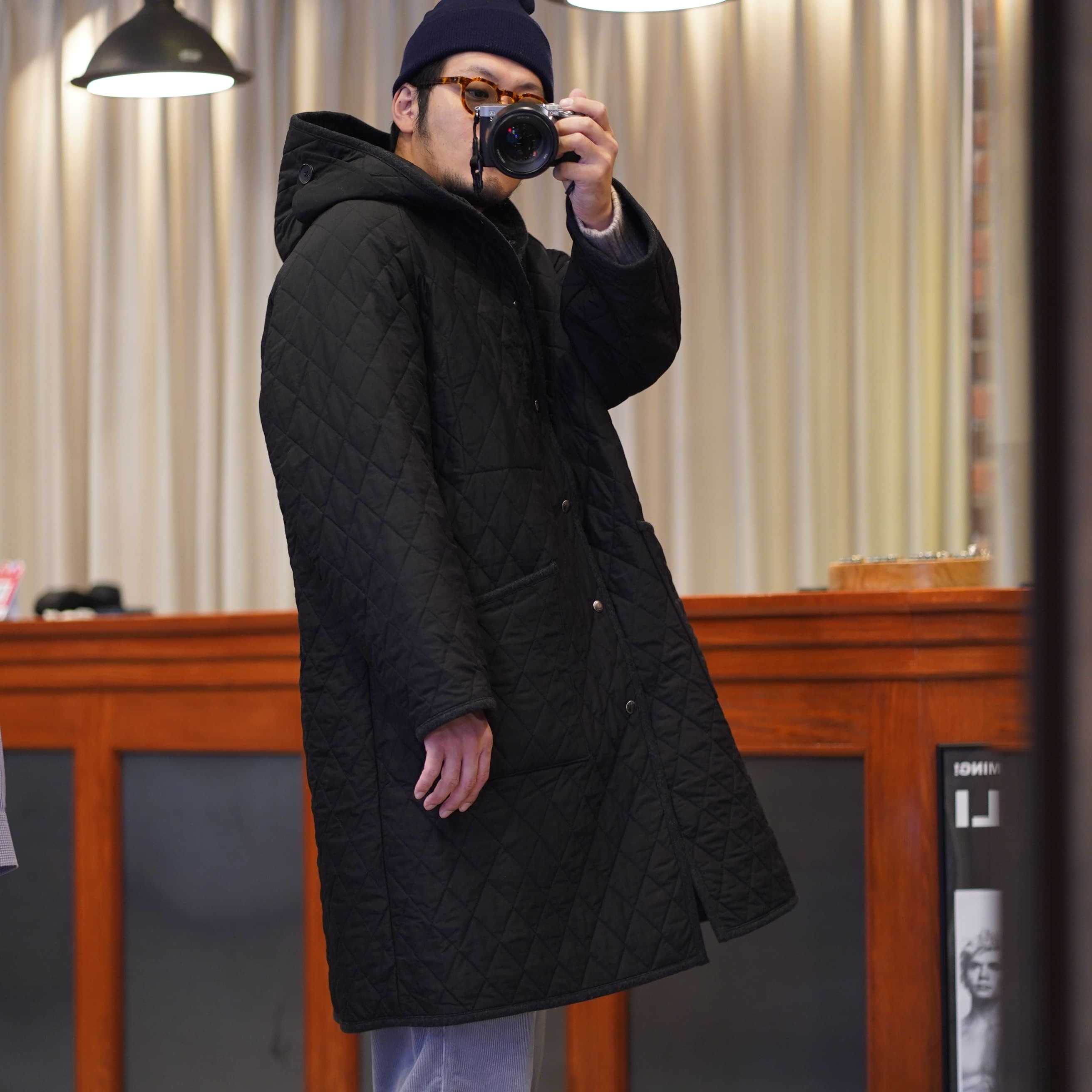 MAATEE&SONS 22AW カシミヤWフェイス スポーツコート 集る ネイビー2
