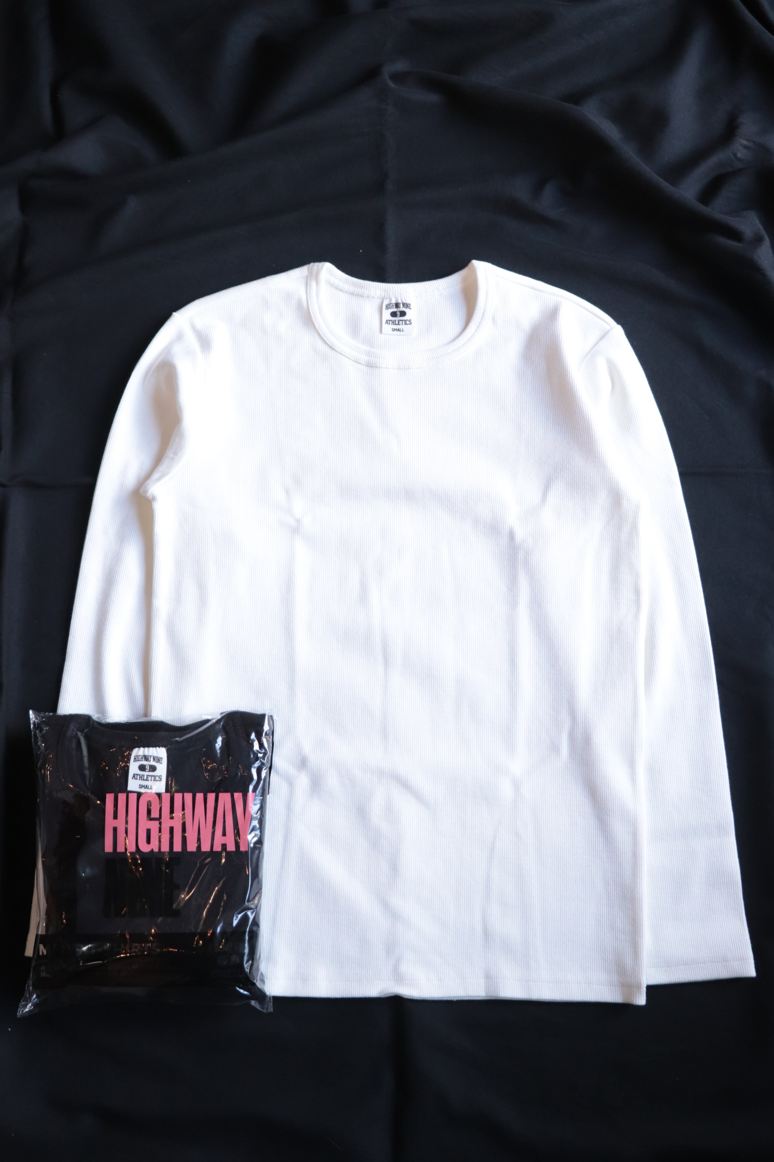 HIGHWAY NINE/ハイウェイナイン Crew-NECK RIB L/S Tee 002005