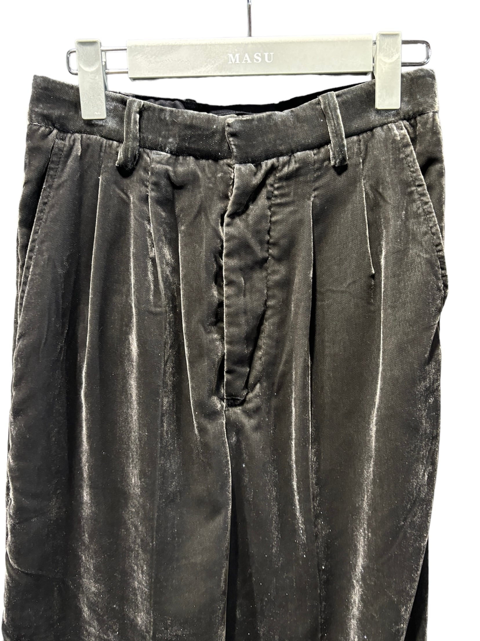 MASU VELVET WIDE TROUSERS ワイドトラウザーズ 24AW（MASU(エム 