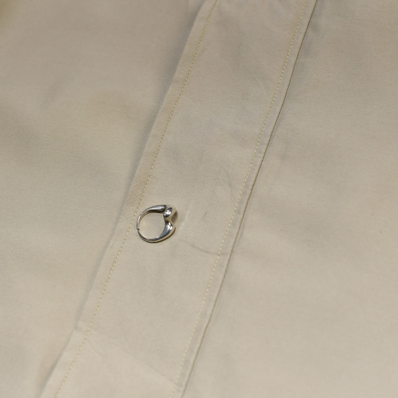 fake suede blouson beige