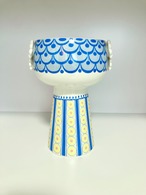 【Bjørn Wiinblad】ビヨン・ヴィンブラッドEVA  フラワーベース ライトブルーH18.5㎝