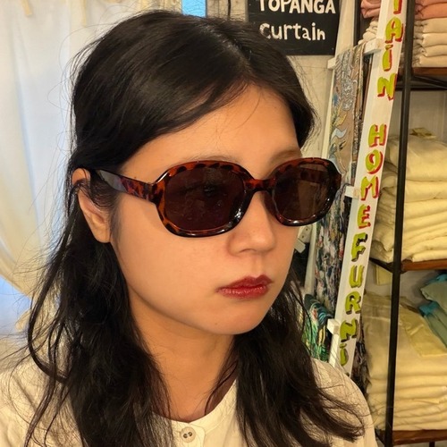 TOPANGA Accessory Retro-frame oval-square sunglasses 2type　レトロフレームオーバルスクエアサングラス　サングラス　オーバルスクエア　レトロ　Sunglasses　