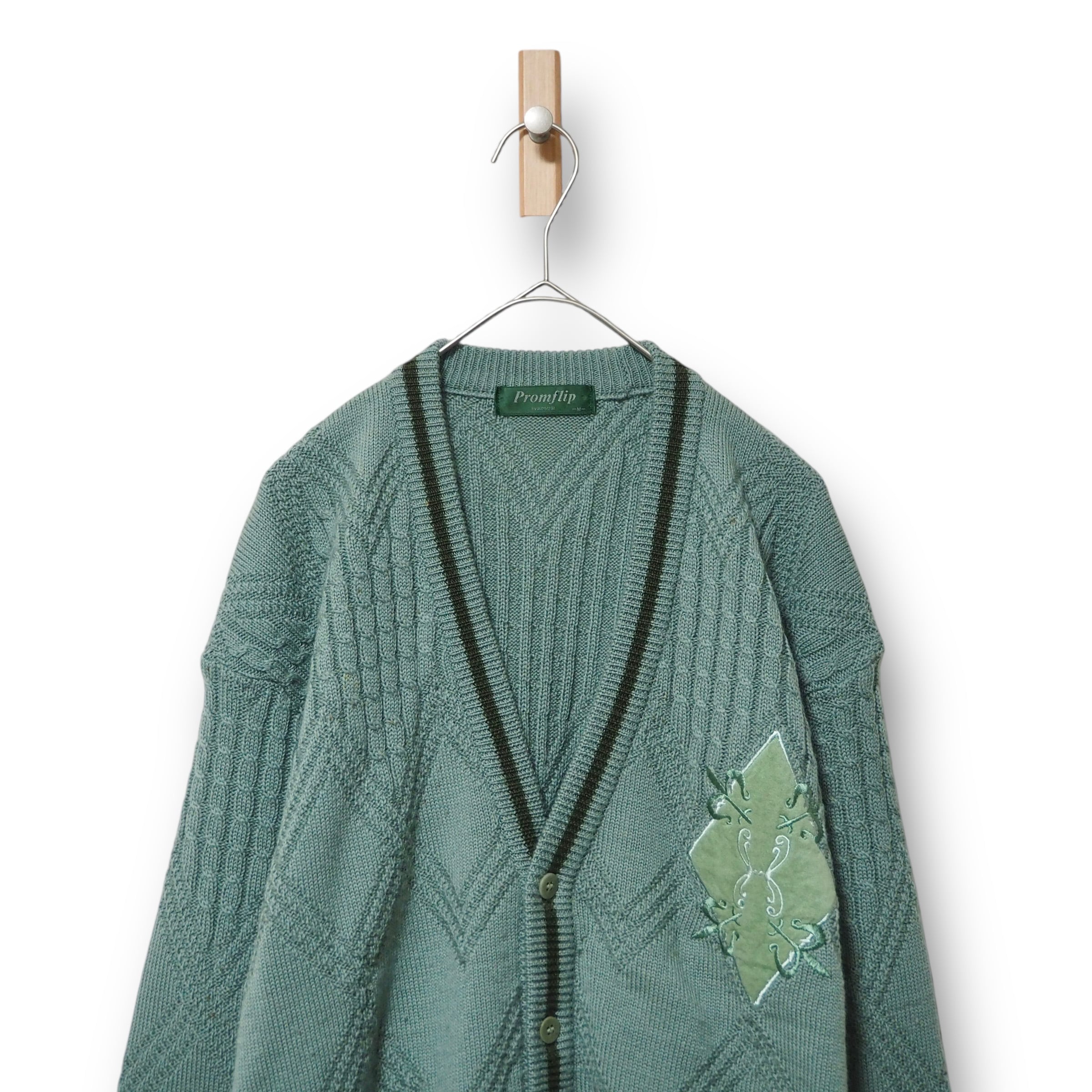 90s OLD GAP カーディガン コットン グリーン XL オールド ギャップ