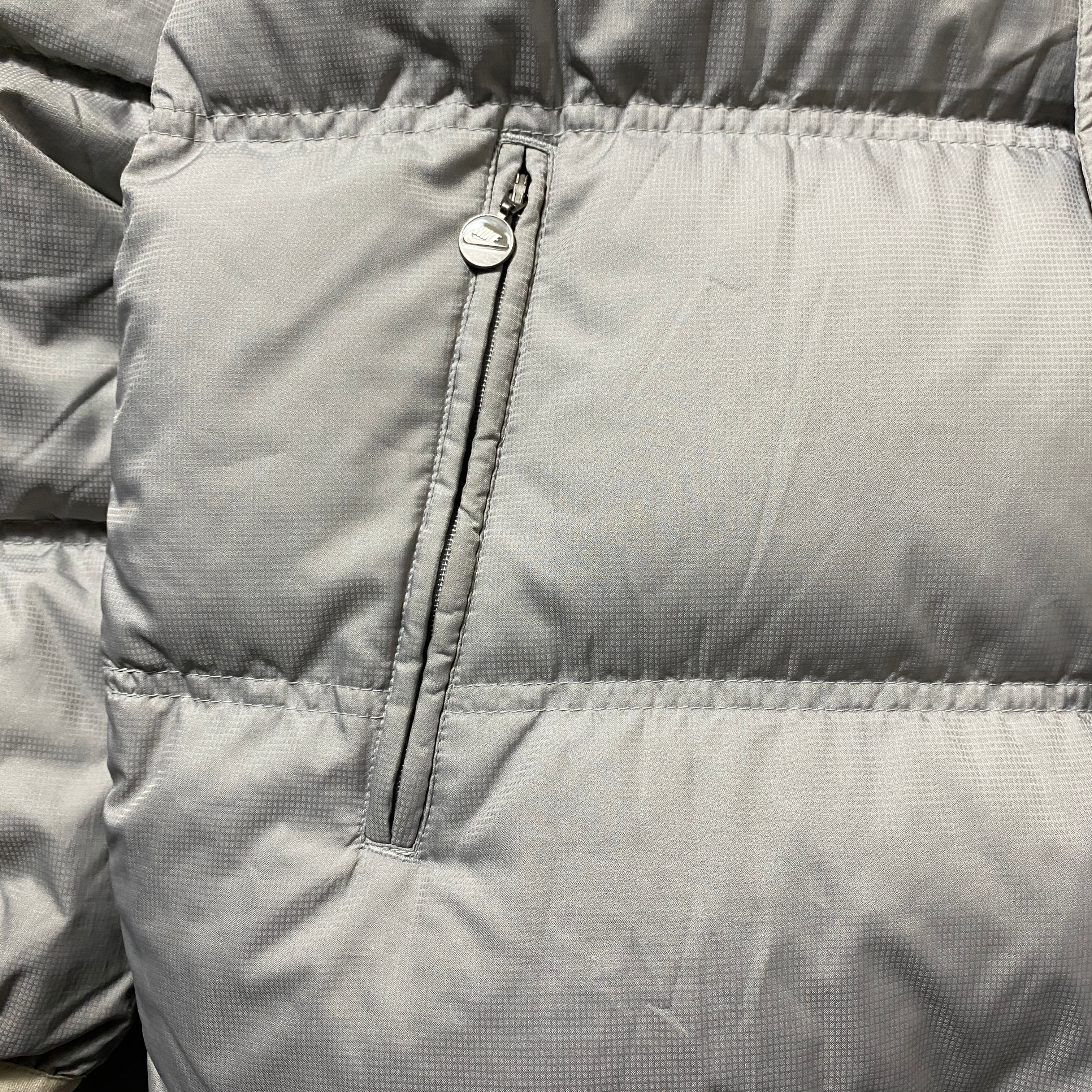 00's NIKE ナイキ リバーシブル スウォッシュ 刺繍ロゴ ダウン