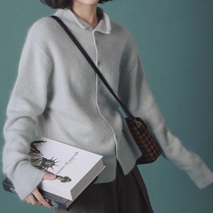 オープンカラーニット   F0028