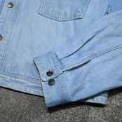 Columbia "TOUGH MOTHER JEANS" wide silhouette denim tracker jacket