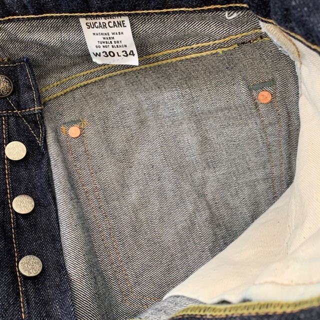 SUGAR CANE 14.25oz.DENIM UNION STAR JEANS Jeans Shop 3rd Down ジーンズ