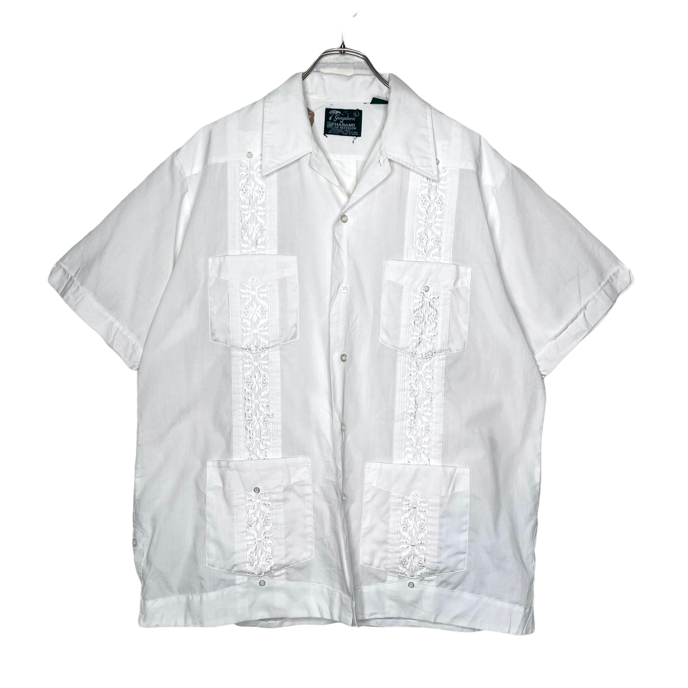 guayabera by HABAND 半袖キューバシャツ L 刺繍 | 古着屋OLDGREEN