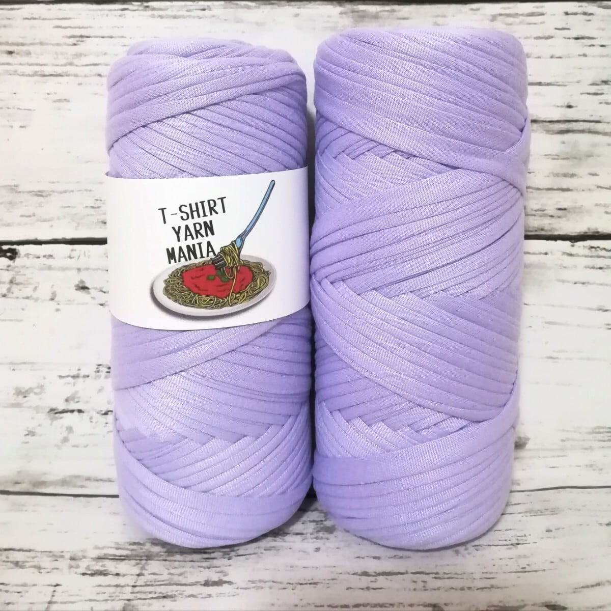 ライトパープル 薄紫色 1玉 200g・50m Tシャツヤーン | T-SHIRT YARN