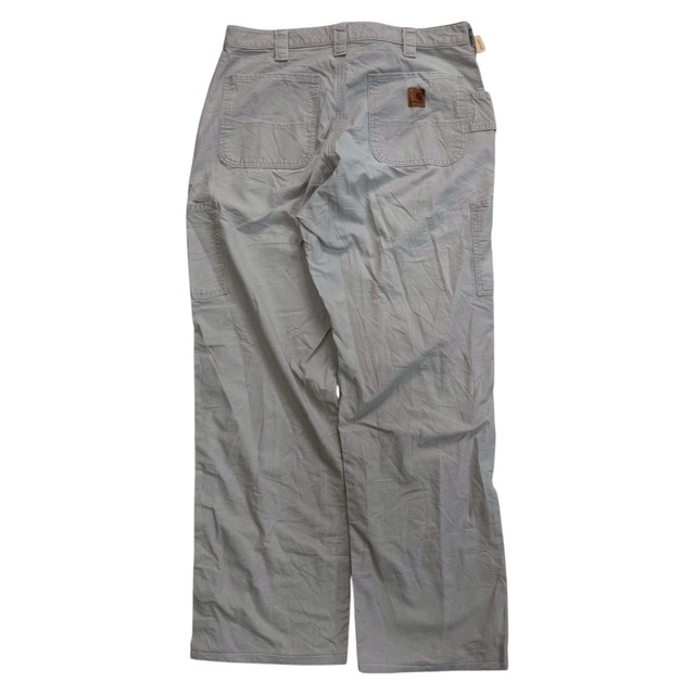 【W34×L32#裾上げ済み】Carhartt  ペインターパンツ 革パッチ