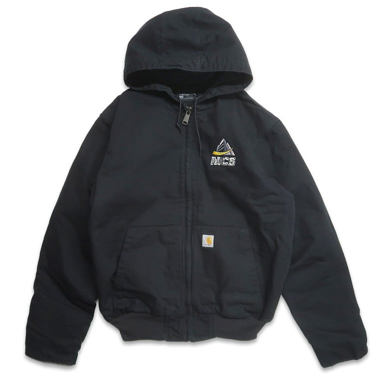 メンズ 古着 カーハート Carhartt アクティブジャケット 企業刺繍 ロゴ 00's Carhartt アクティブジャケット 