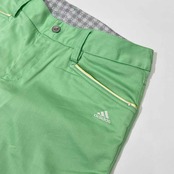 adidas golf アディダスゴルフ ストレッチ パンツ スラックス M /グリーン系/レディース