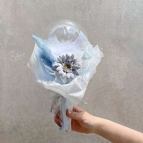 BALLOON FLOWER BOUQUET MINI - stella blue -